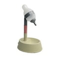 thumbnail image 4 of Distributeur d'Eau pour Animaux, Conception Intégrée Hauteur Réglable Base Stable Distributeur d'Eau pour Chien pour Animaux pour Chats pour Maison Fond Gris Foncé, Beige, 4 of 8