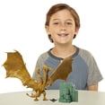 thumbnail image 1 of Godzilla King of The Monsters: Figura de acción articulada King Ghidorah de 6$$0 in con Argo Jet y Destructible City Godzilla 97091-3L, 1 of 2