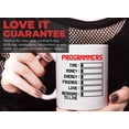 thumbnail image 7 of Progammer Mug White 11oz - Programmers Time Money - Programmer Programming Coding Software Developer, 7 of 7