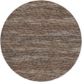 thumbnail image 2 of Addison Rugs Dream Shag Premium Machine Washable Transitional Horizontal Bars Brown Round Rug, 8' x 8', 2 of 8