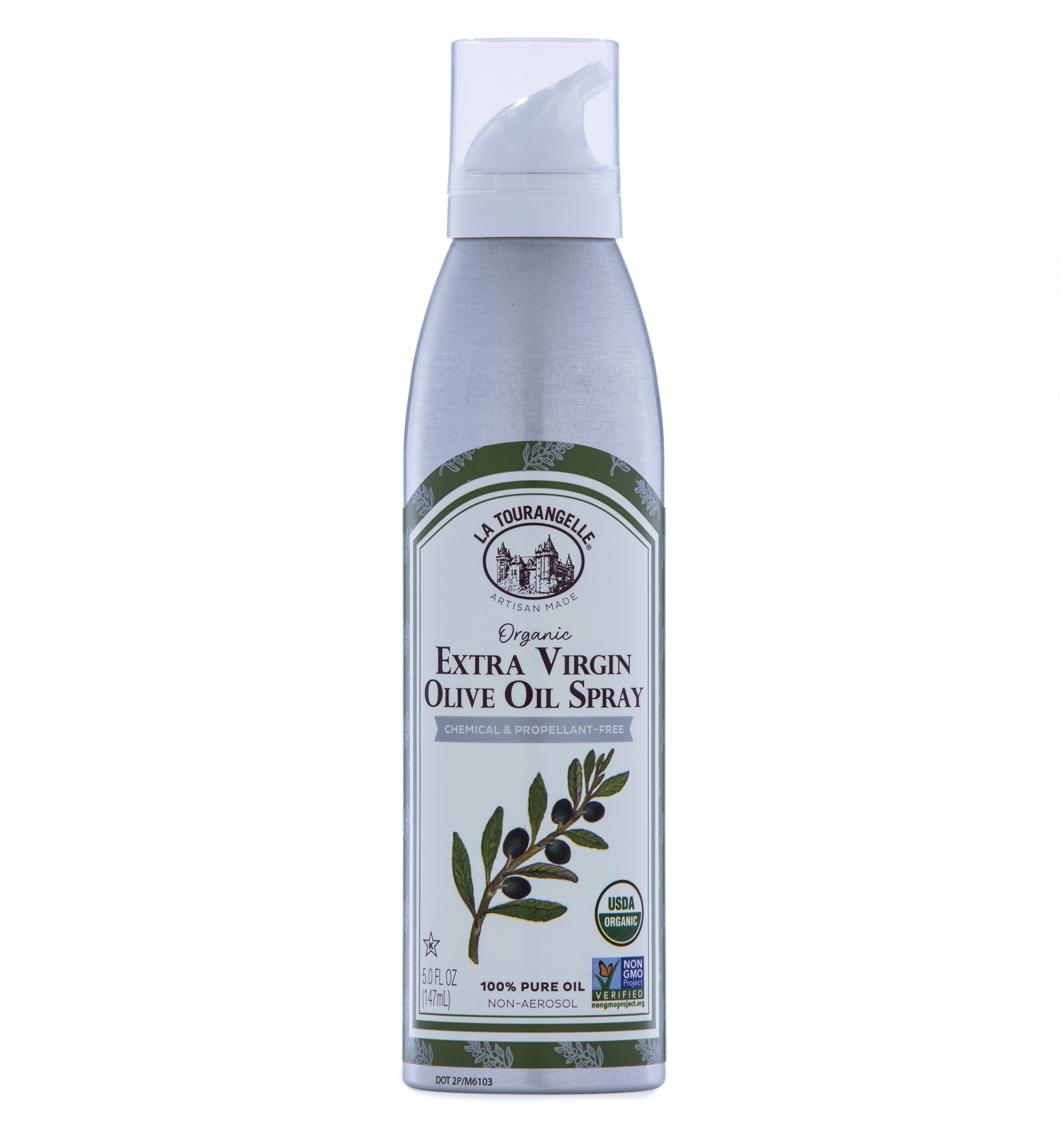 La Tourangelle Organic Extra Virgin Olive Oil Cooking Spray, 5 fl. oz.