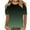 Green-19, variant on ChaoHeng Plus Size Women Tops Short Sleeve on Summer T-Shirts for Women 2025 Women's Fashionable Solid Color T-shirt Short Sleeved Shirt Round Neck Casual Top