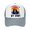 Grey, variant on Patriotic Adjustable Sun Visor Outdoor Sports Cap Classic Design Breathable Mesh Hat Orange