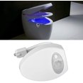 thumbnail image 2 of Luz para inodoro, luz para inodoro de inducción de cuerpo humano fácil de usar, detección inteligente para iluminación de inodoro JAMW Sencillez, 2 of 5
