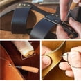 thumbnail image 2 of 29-Piece Leather Craft Punch Tool Set – Complete DIY Kit for Stitching, Carving, and Sewing with Saddle Groover TIKA, 2 of 3