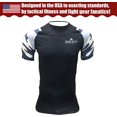 thumbnail image 5 of Gruff Combat Rash Guards Grappling MMA UFC Fighting Style Shirt, Fight Wear for Men and Women Short Sleeves, 5 of 6