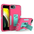 thumbnail image 1 of iPhone SE 2022 & 2020 Case, iPhone 8 Case, iPhone 7 Cover, Allytech Built-in Kickstand Magnetic Car Mount Holder Anti Scratch Drop Protection Slim Case for iPhone 3rd/2nd Gen 2022/2020, Rose+Blue, 1 of 6