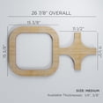 thumbnail image 3 of Ekena Millwork 26 7/8"W x 15 3/8"H x 1/4"T Medium Lancaster Decorative Fretwork Wood Wall Panels, Walnut, 3 of 18