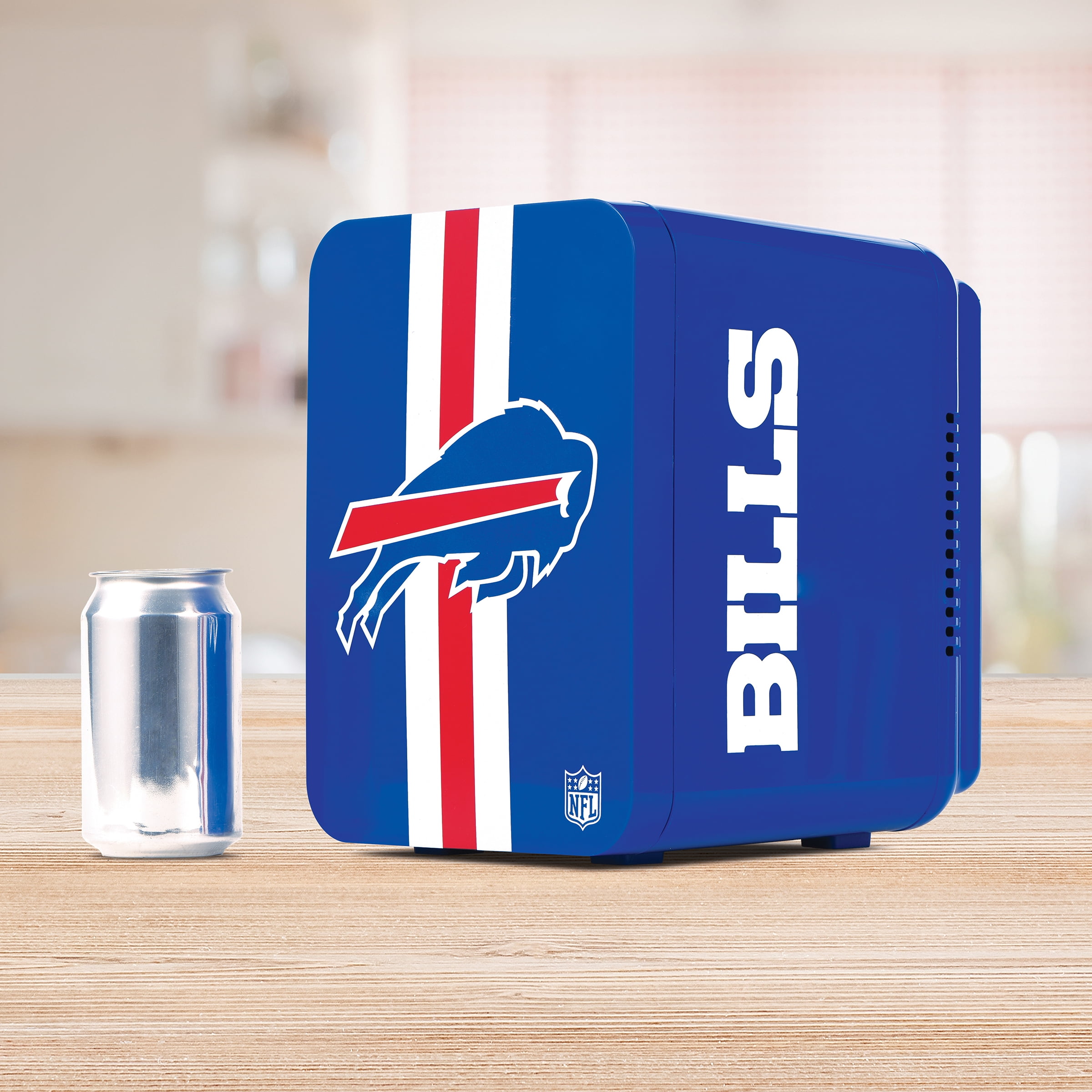 NFL Buffalo Bills Mini Fridge, Royal Blue, 4L, 6 Cans - Walmart.com