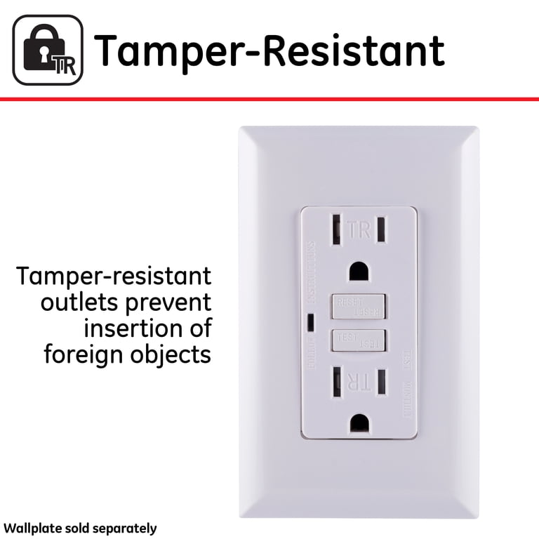 15A Tamper-Resistant GFCI Outlet, Self-Testing photo 5