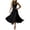 Black, variant on SELONE Boho Dresses for Women Ruched Beach Midi Dresses Cutout Sleeveless Flare A-Line Dresses Halter Neck Sundress M