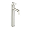thumbnail image 2 of Avallon Single Hole, Single-Handle Sleek, High Arc Bathroom Faucet in Brushed Nickel, 2 of 11