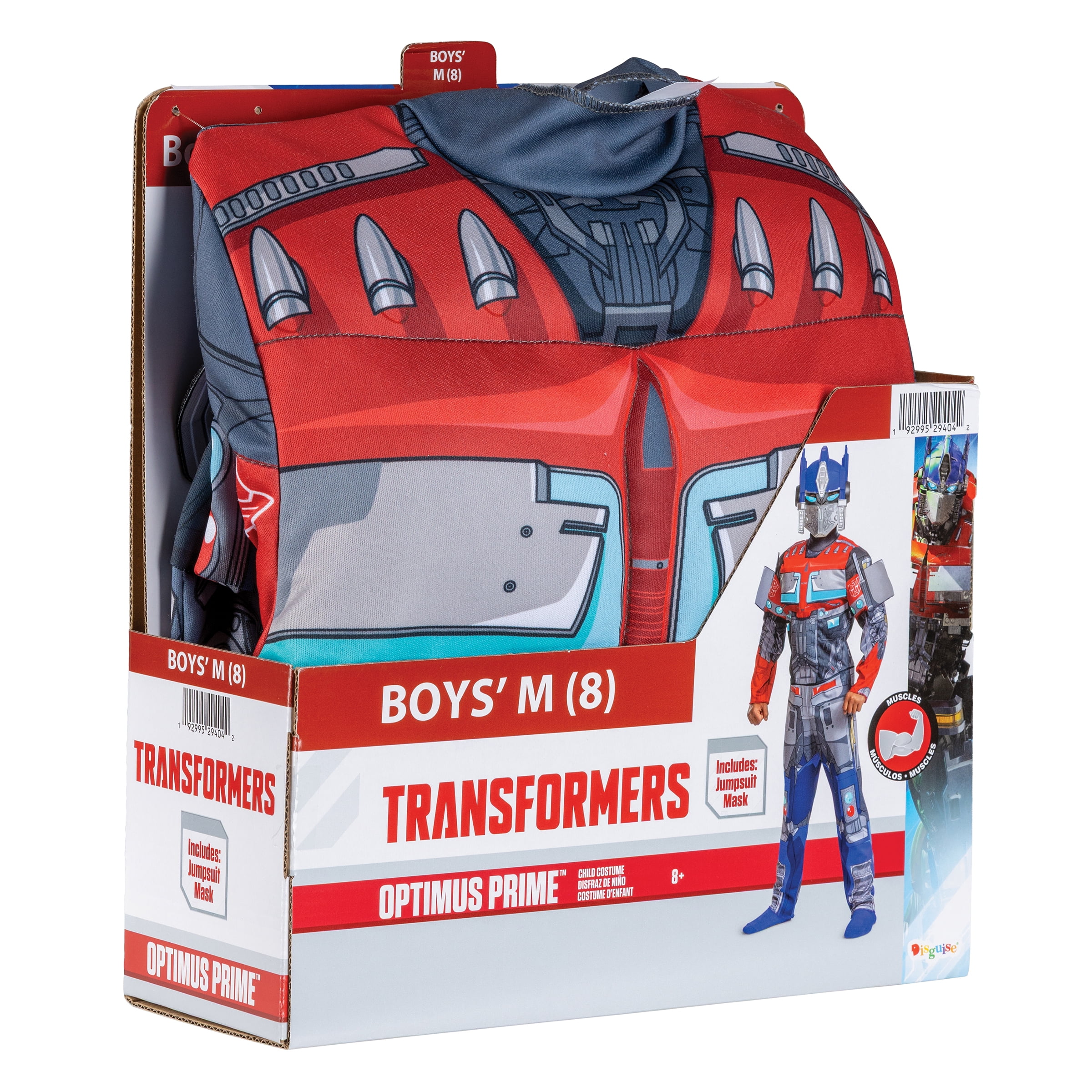Transformers Optimus Prime Halloween Costume for Children, Boys Size M (8), by Disguise