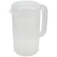 thumbnail image 1 of EeaseMX Jarra medidora de plástico transparente de 2500 ml, tetera para leche y agua fría, ideal para almacenar y servir bebidas (blanca), 1 of 7
