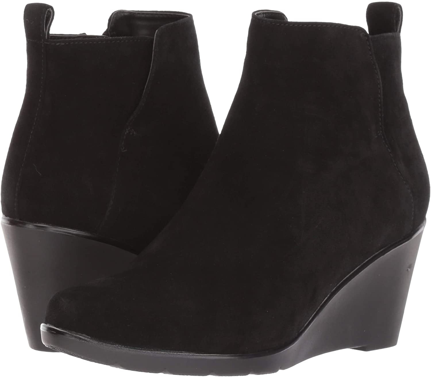 Blondo Vor Waterproof Suede Zip Up Wedge Heel Bootie Women s Walmart