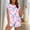 Pink, variant on BLTIBY 2 Piece Sets for Women Summer Casual Cap Sleeve Lounge Matching Shorts Sets Printed Travel Vacation Outfits Purple XL