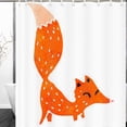 thumbnail image 1 of ARTJIA Retro Little Fox Animals Wildlife Watercolor Animal Shower Curtain 60x72 Inches, 1 of 1
