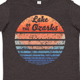 thumbnail image 4 of Inktastic Lake of the Ozarks Distressed Retro Sunset Boys or Girls Toddler T-Shirt, 4 of 5