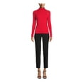 thumbnail image 2 of ANNE KLEIN Womens Red Long Sleeve Sweater Size: L, 2 of 2