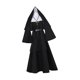thumbnail image 1 of Disfraz de monja, vestido de cosplay para madre, accesorios negros, decoración, suministros para fiestas M, 1 of 9