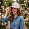 thumbnail image 4 of Women's Baseball Cap Halloween Sun Hat 3D Ghost Pumpkin Pattern Embroidery Casual Festival Dress-up Hat, 4 of 4