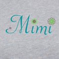 thumbnail image 3 of CafePress - Mimi Green Flowers Long Sleeve T Shirt - Womens Baseball Tee, 3 of 4