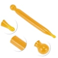 thumbnail image 3 of 1 Pc Rodillo Facial Duradero para Mujeres para Salón de Belleza, Vacaciones, Baño, Viaje, Resina, Cera de Abeja, Amarillo, 3 of 3