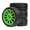 Green, variant on Sinyiin Remote Control Model Rubber Car Supplies Beadlock Wheel Mud Terrain Tires Set Wheel Tires Detachable Fine Car Parts