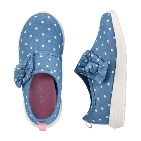 

Carter s Baby & Toddler Girls Slip-On Bow Polka dots Sneakers Blue Size 5M-13 M ( 3-6 Years)