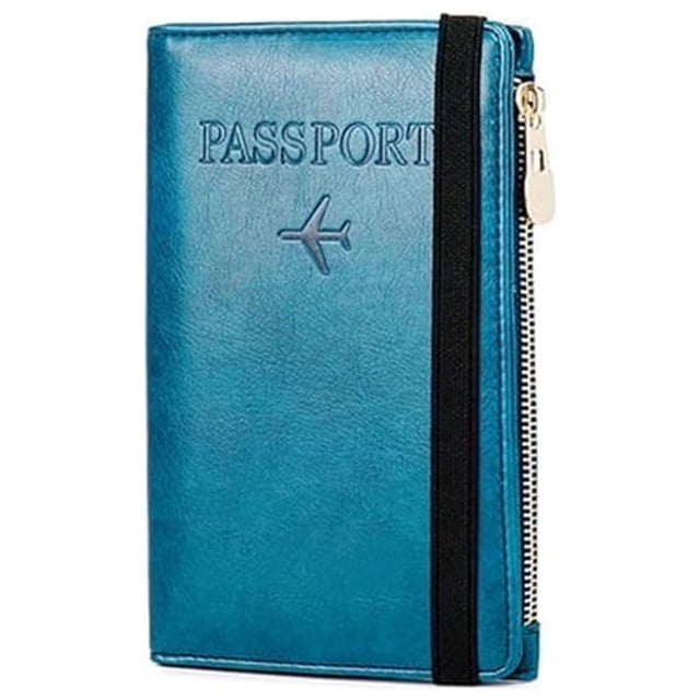 Fiudx Cartera de Cuero, Tarjetero con Bloqueo Rfid, Duradera, Organizador de Documentos Delgado, Protección Antirrobo, para Hombres y Mujeres, Diseño Ligero, 11 Ranuras Incluidas.