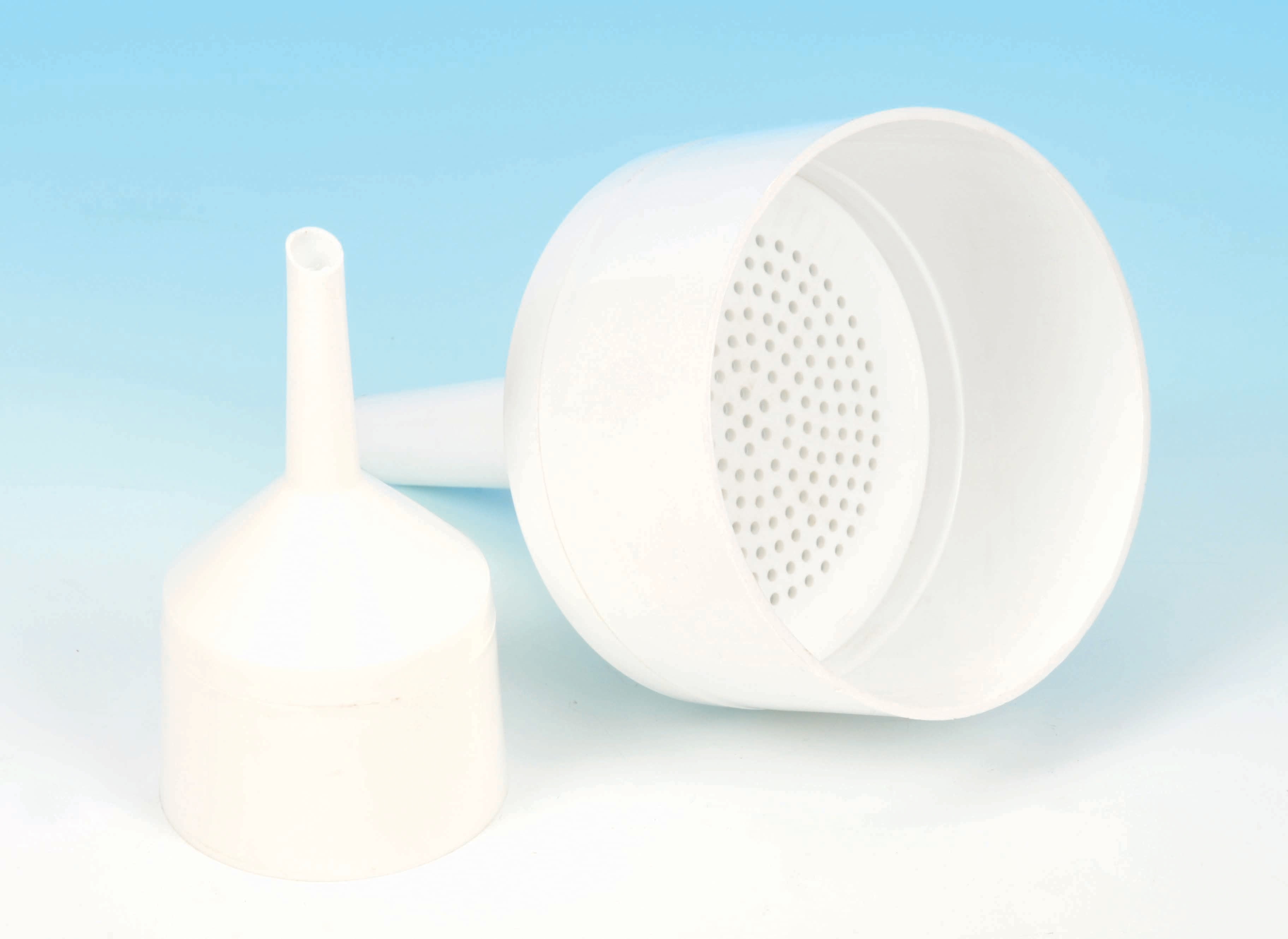 13cm Dia. (5.1") Filter Funnel, Buchner Style 2 Parts, Polypropylene