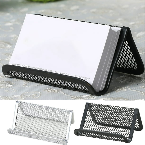 Travelwant Business Card Holder for Desk Metal Business Card Display