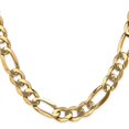 thumbnail image 2 of 14K Yellow Gold Figaro Chain Styles Necklace 10 mm Flat 22 inch, 2 of 4