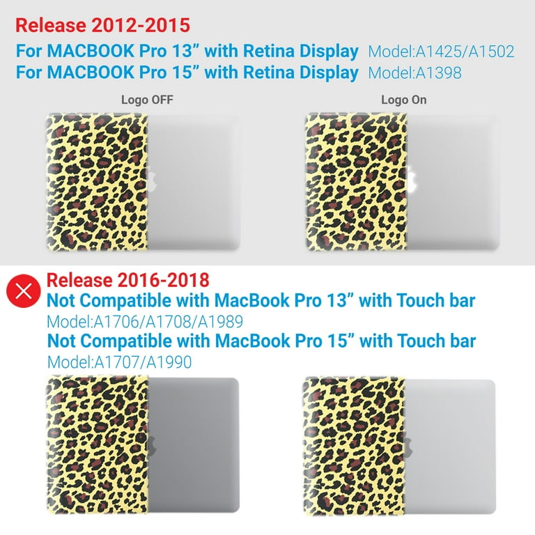IBENZER Compatible with MacBook Pro 15 Inch Case 2015-2012