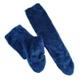 thumbnail image 5 of Segolike Plush Leg Warmer Slipper Stockings, Long Tube Knee Socks, Warm Thick Thigh High Socks, Womens Knee High Socks for Living Room Blue, 5 of 8