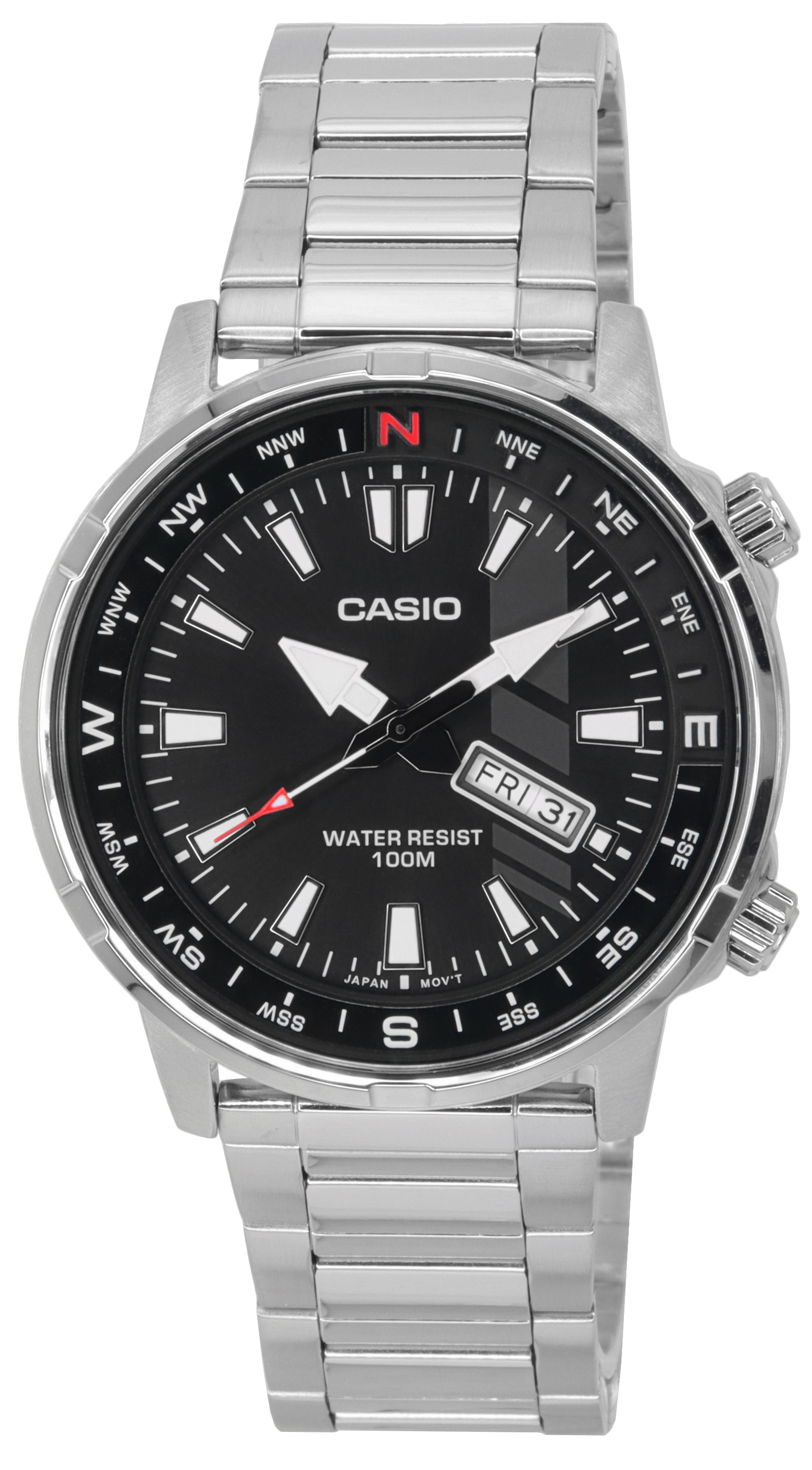 Casio Enticer Standard Analog Stainless Steel Quartz MTD130D1A