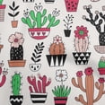 thumbnail image 1 of oneOone Cotton Cambric Off White Fabric Cactus Diy Clothing Quilting Fabric Print Fabric By Yard 42 Inch Wide-VP, 1 of 6