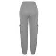 thumbnail image 7 of Yievot Plus Size Jogger Pants for Women Drawstring Workout Jogging Yoga Running Gym Sports Track Pants with Multi Pockets, 7 of 7