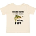 thumbnail image 3 of Inktastic Pack My Diapers I Am Going Fishing with Papa Boys or Girls Baby T-Shirt, 3 of 5