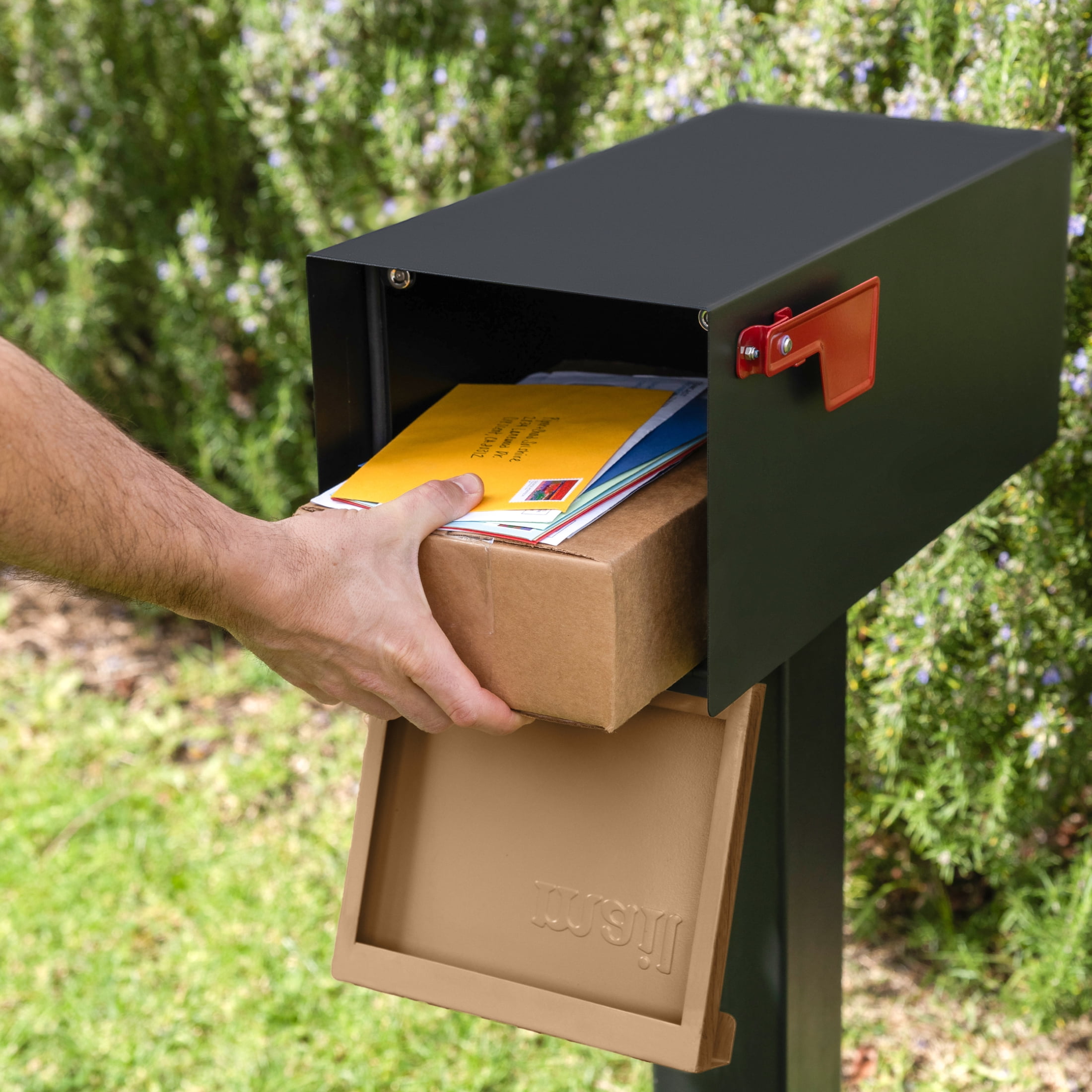 Adoorn Post Mailbox (No Lock) | Dark Wood