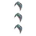 thumbnail image 3 of Guardurnaity Estilos bohemios turbantes para mujer diseño elástico gorros con nudo en forma de V gorra plisada Skullcap Headwear Swirly Headcover Type4 NO4, 3 of 6