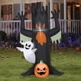 thumbnail image 2 of Gemmy Airblown Inflatable Haunted Black Tree w/Ghosts & JOL OPP , 7 ft Tall, Multi, 2 of 2