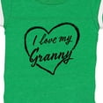 thumbnail image 4 of Inktastic I Love My Granny in Black Chalk Heart Boys or Girls Baby Bodysuit, 4 of 5