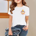 thumbnail image 6 of SXcggal Girls Short Sleeve Shirts Kids Summer Tops Crewneck Tees 3 13 Years Beautiful Cute Fashionable Girl Top, 6 of 6