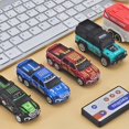 thumbnail image 3 of 1:64 Modèle de Véhicule de Contrôle à Distance Proportionnel en Alliage Métallique 2.4ghz Mini Simulation Rc Voiture avec des Jouets Robotiques de Remorque, 3 of 5