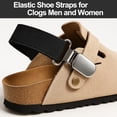 thumbnail image 5 of 6 Pack Adjustable Elastic Pant Waist Tighteners, No Sew Belt Clips for Loose Pants, Jeans, Skirts & Shoes, 5 of 6