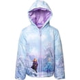 thumbnail image 2 of Frozen Elsa and Anna In Winter Toddler Girl's Puffy Jacket Coat-Size 5, 2 of 5