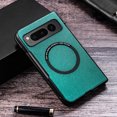 thumbnail image 1 of Étui en Cuir PU Premium pour Pixel Fold pour Charge Sans Fil Magsafe Étui Rigide pour Google Pixel Fold G9FPL Vert pour Pixel Fold, 1 of 6