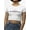 White, variant on Tested Positive For Common Sense Crop Tee Women's
