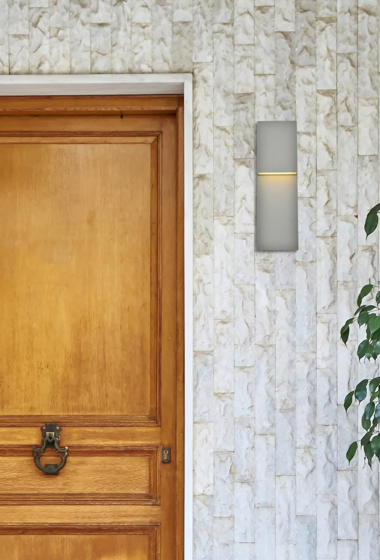 Blaze Light Outdoor Wall Light: Led in Silver